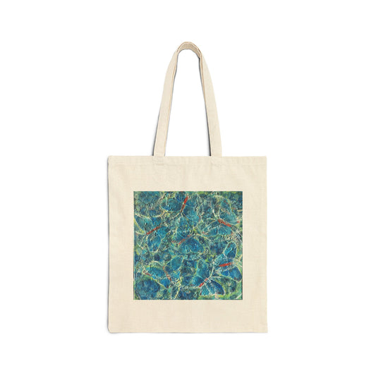 Blue Butterflies Tote Bag